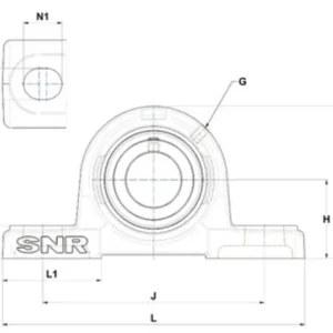 Kup teraz Oprawa samonastawna żeliwna PE206 SNR